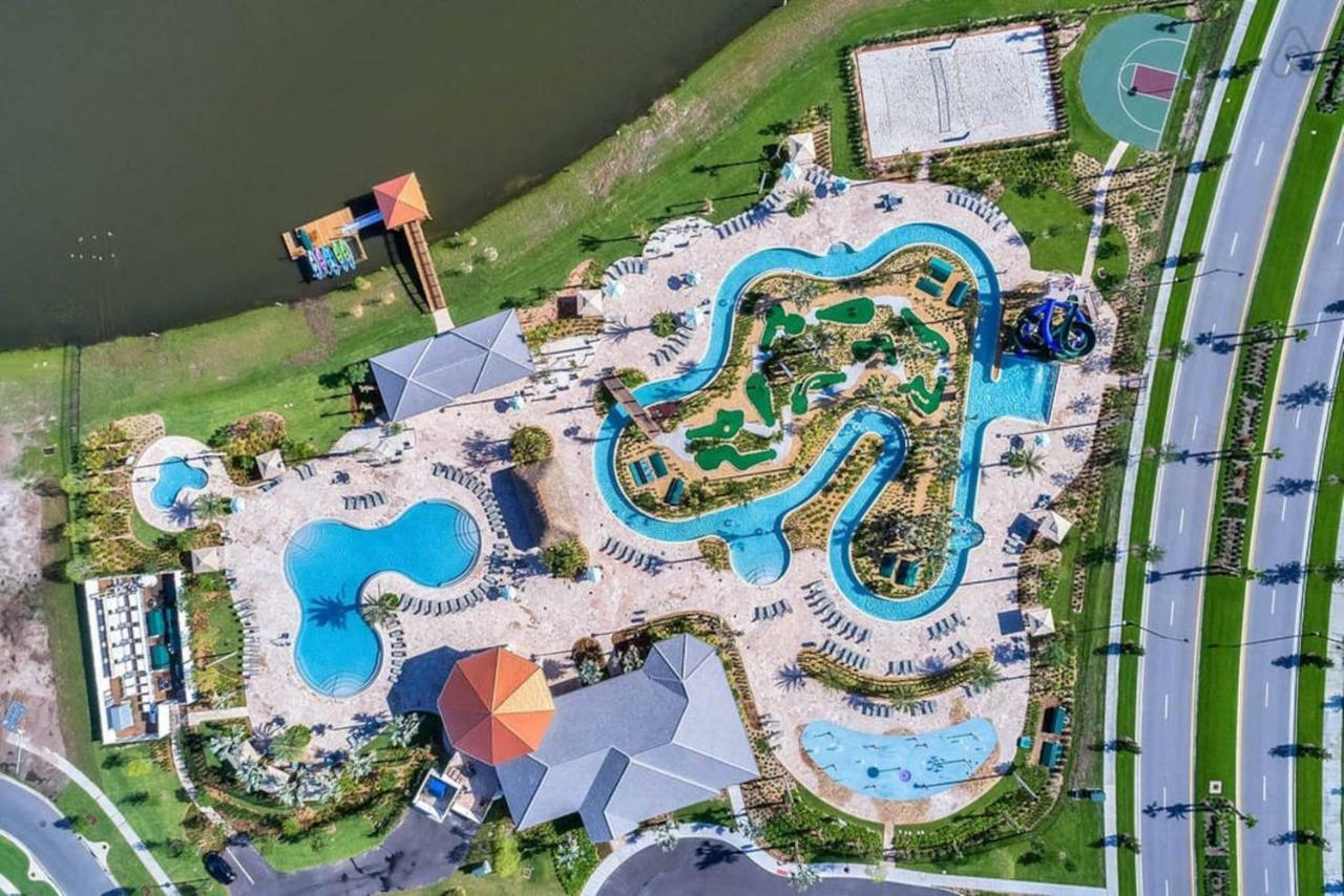 C - New 4 Bedroom Home - 5 Miles To Disney - Free Water Park - Private Pool Kissimmee Bagian luar foto